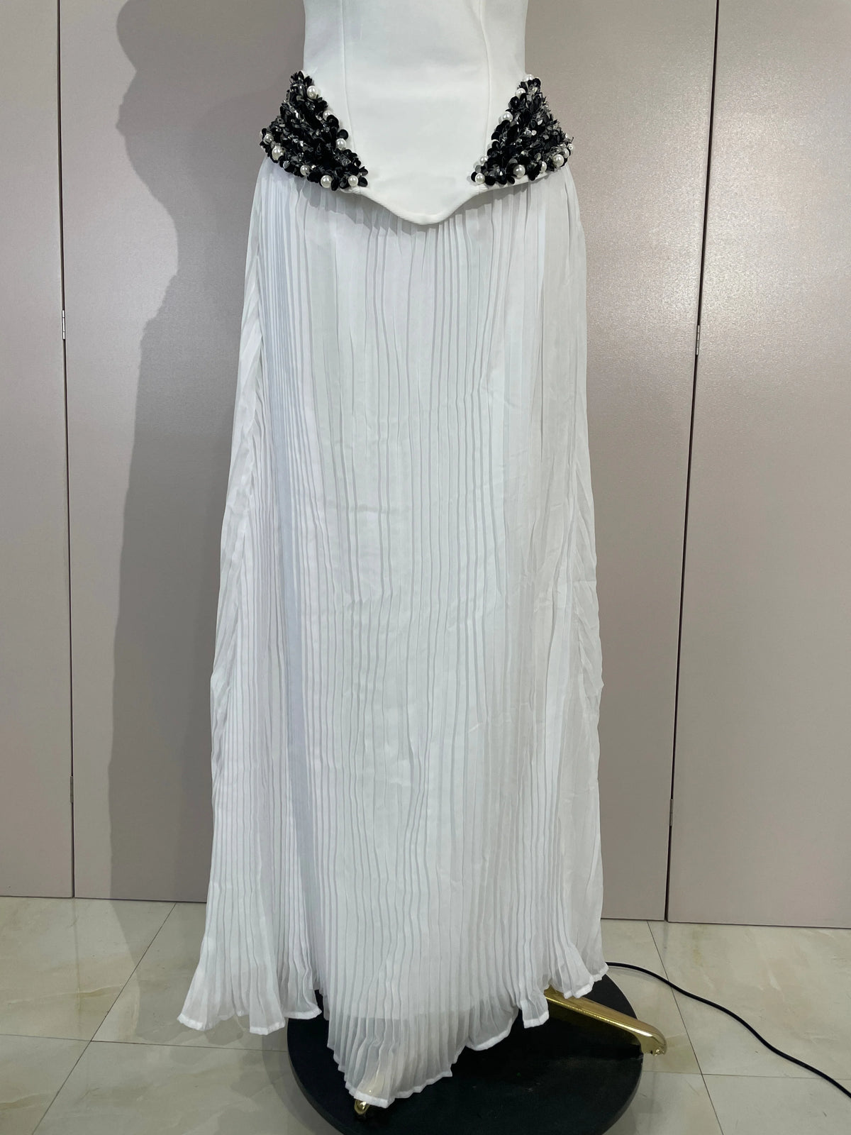 Rochie maxi Serafina, Alb