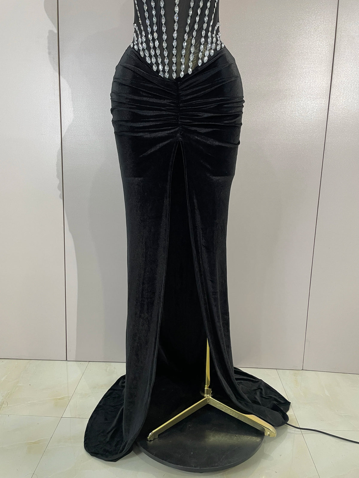 Rochie maxi Isadora, Negru