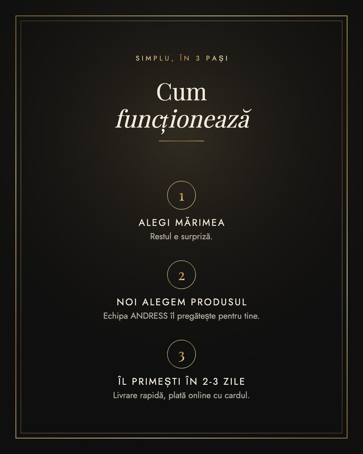 Cum funcționează Mystery Box ANDRESS