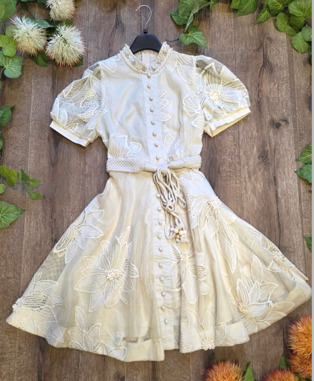 rochie mini Tiana crem1