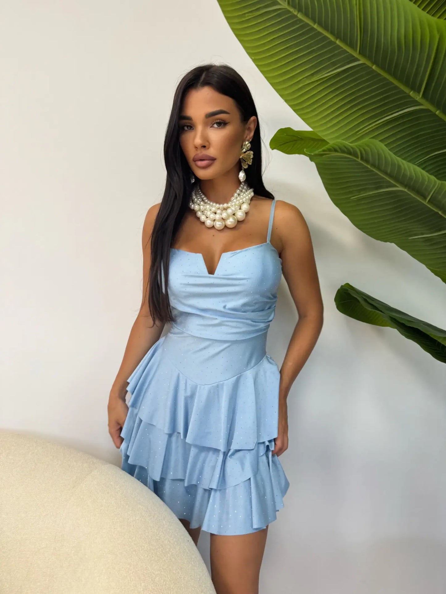 rochie mini aria albastru deschis1