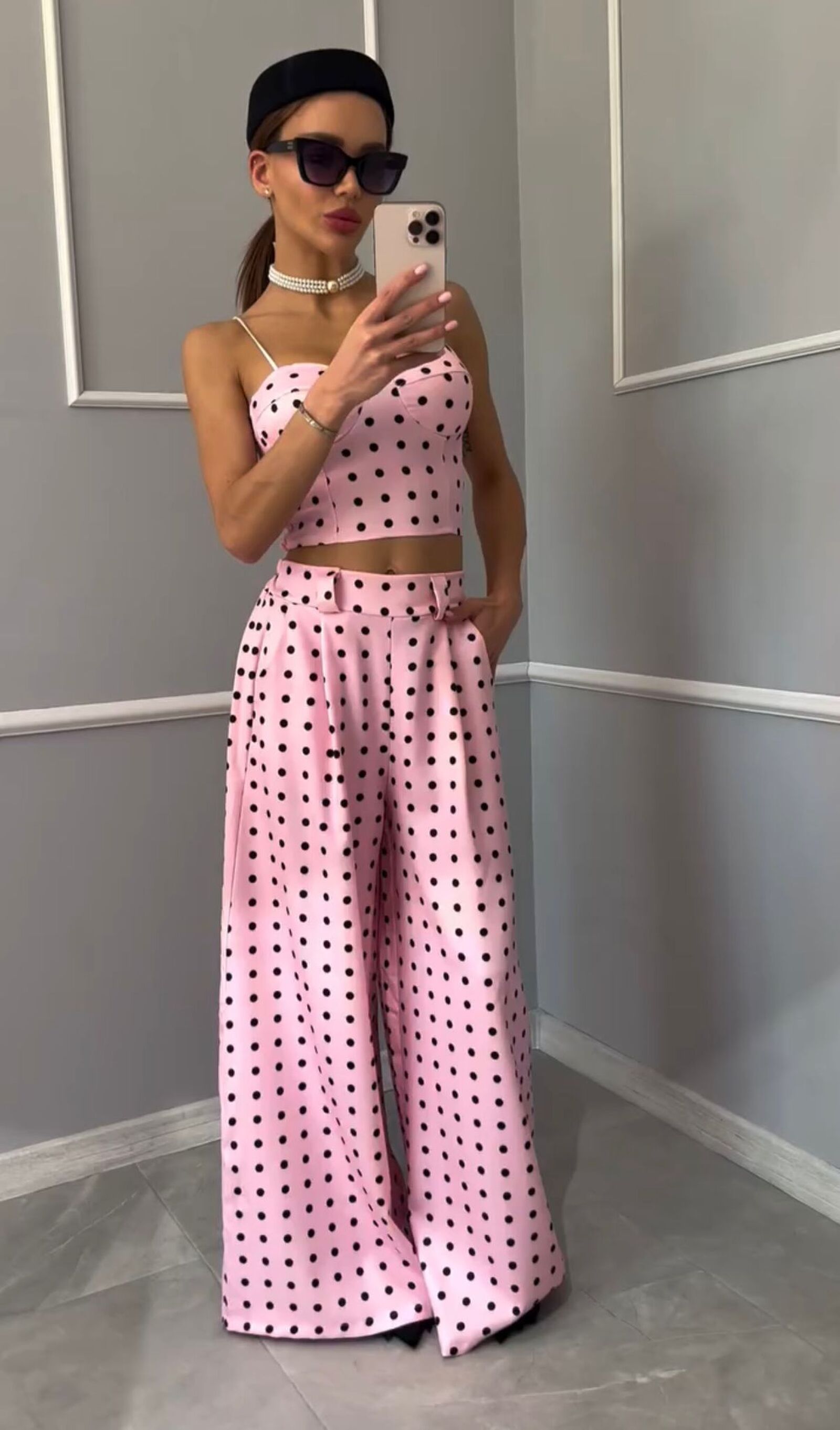 compleu buline polka glam roz1