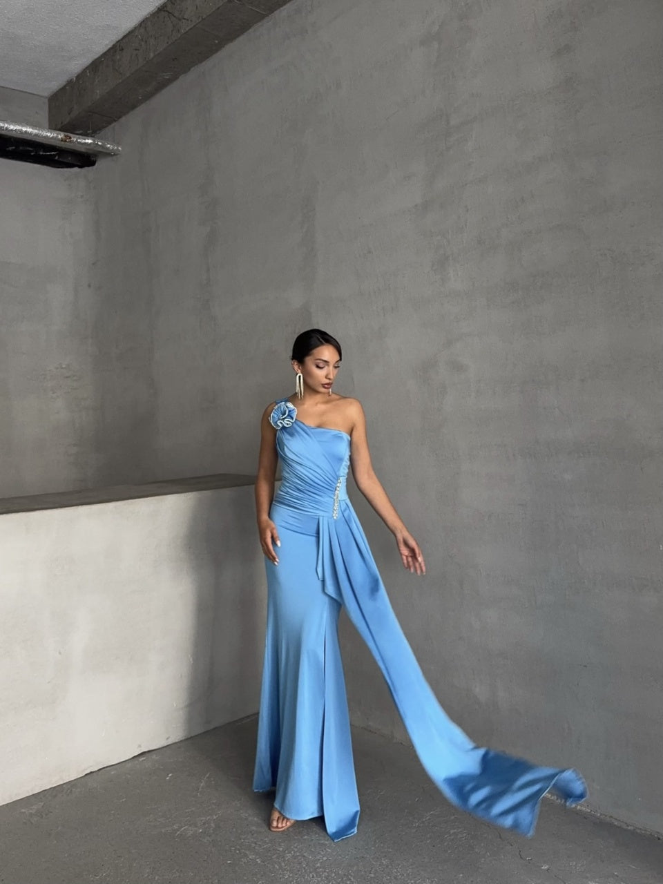 rochie lunga royal glam 1