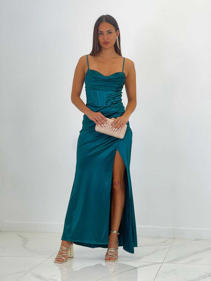 Rochie maxi Klara, Roz - imagine 4