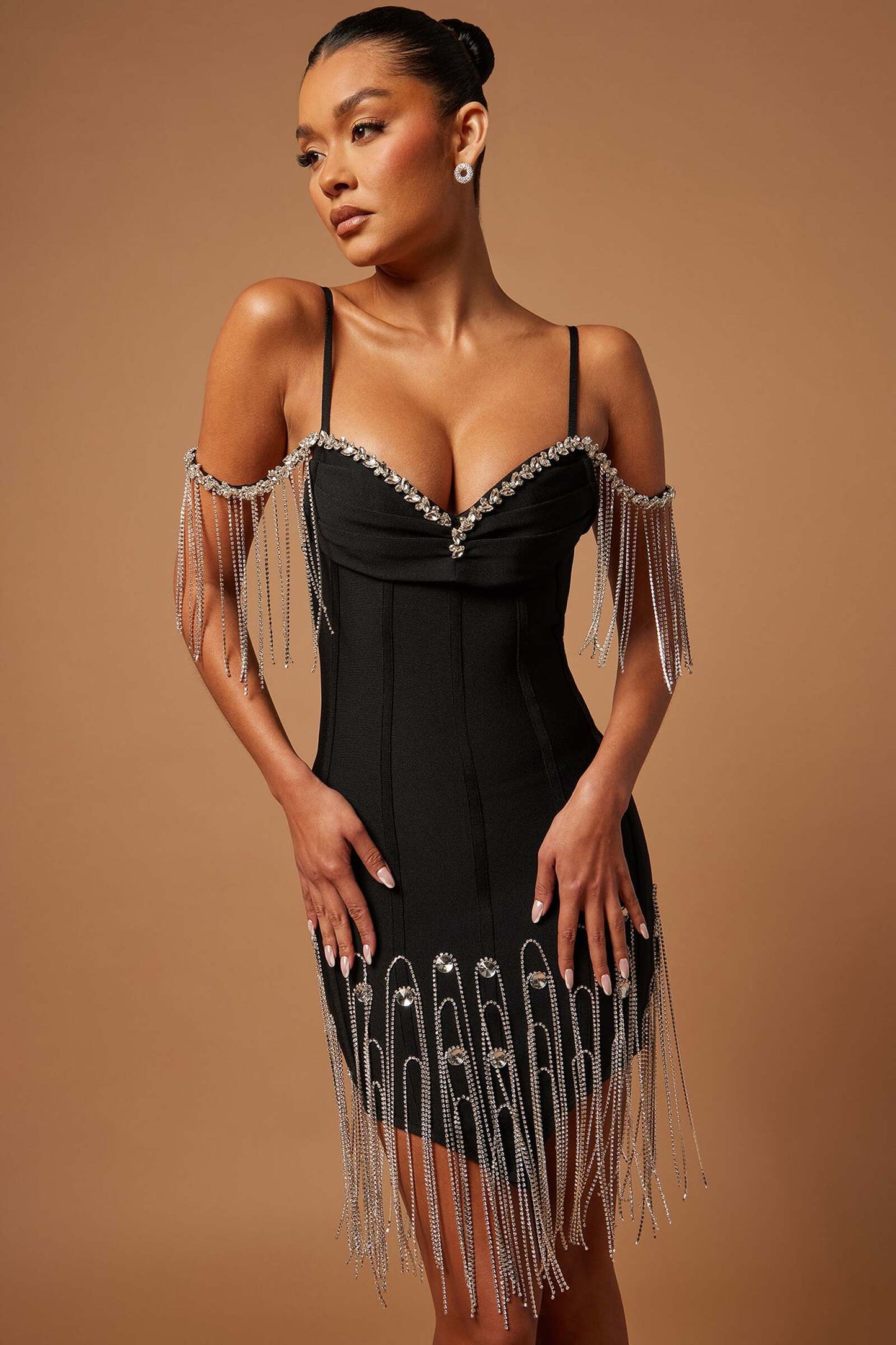 rochie mini sara negru2