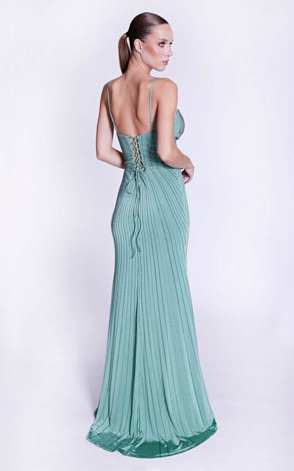 Rochie maxi Amira, Verde - imagine 5