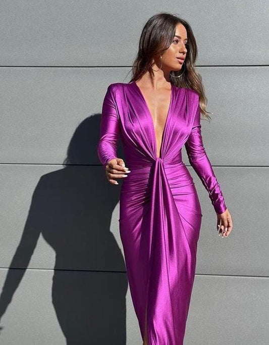 Rochie midi Eva roz