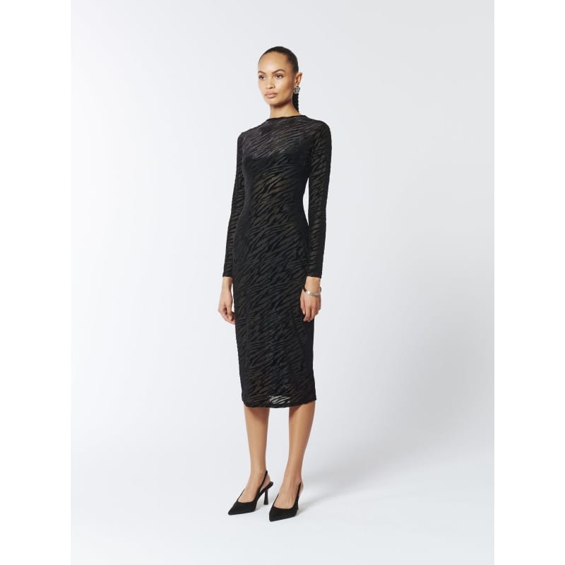 Rochie midi Alyna, negru