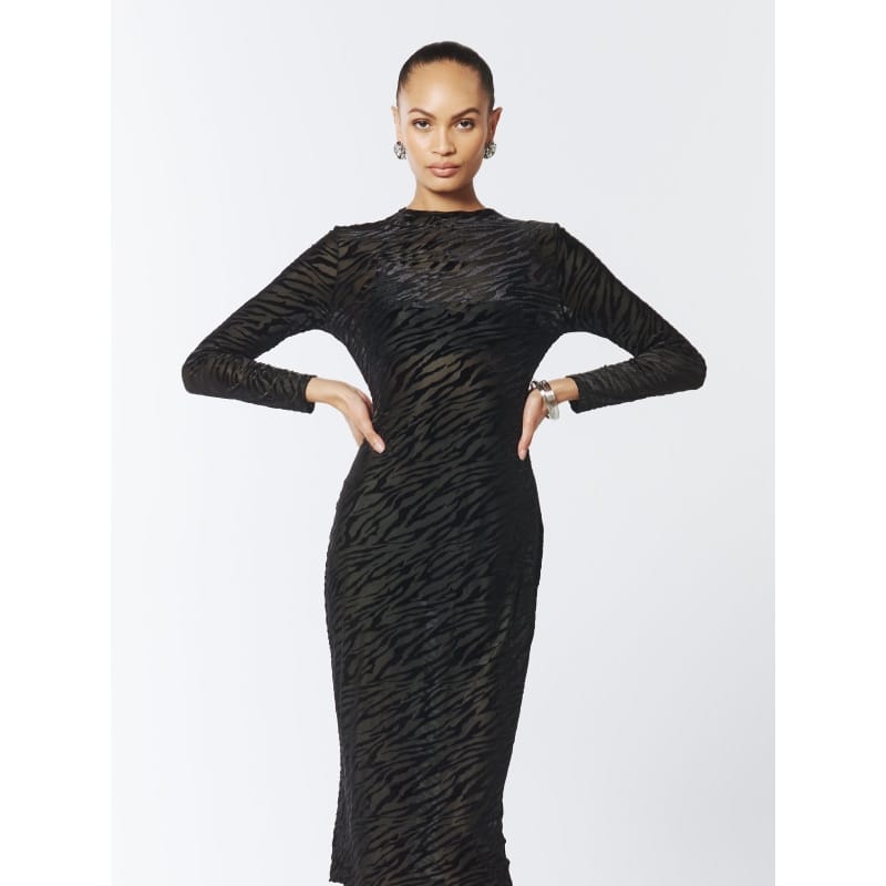 Rochie midi Alyna, negru