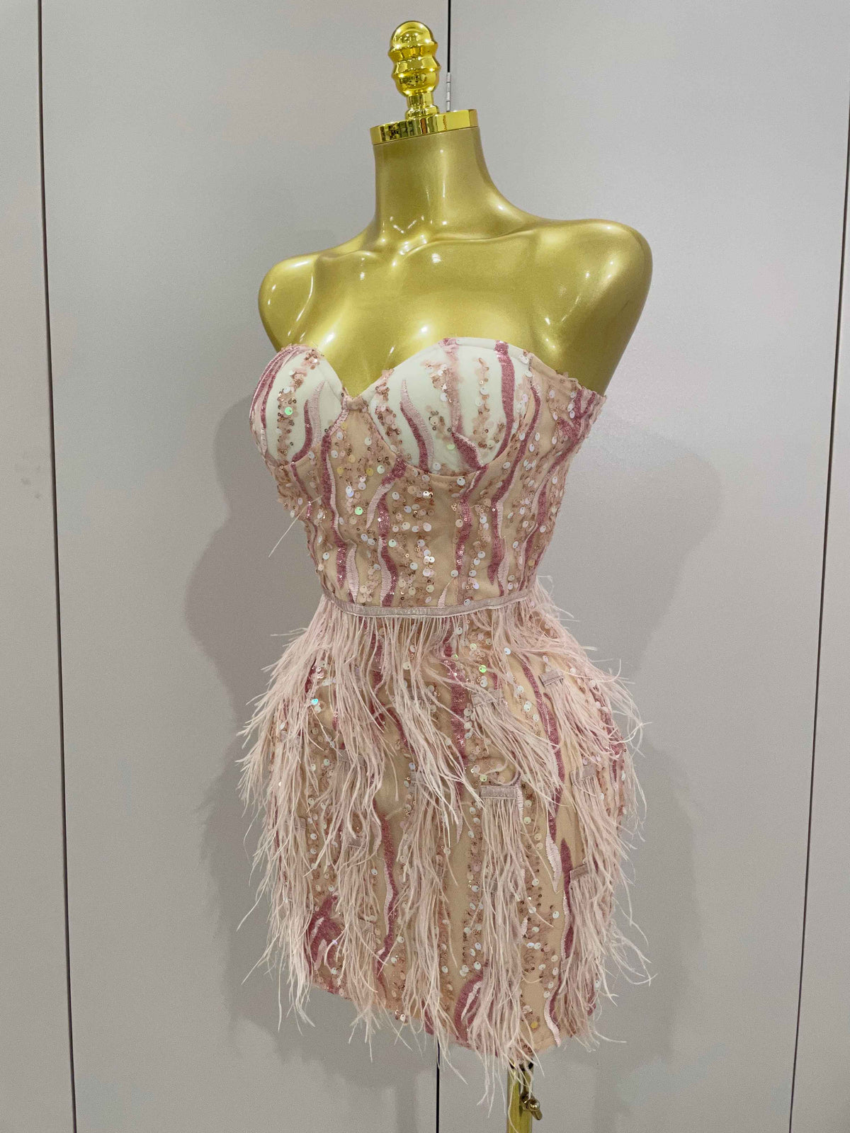 Rochie mini Amy, Roz