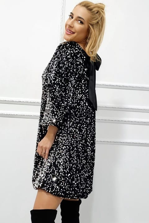 Rochie mini Blair, Negru