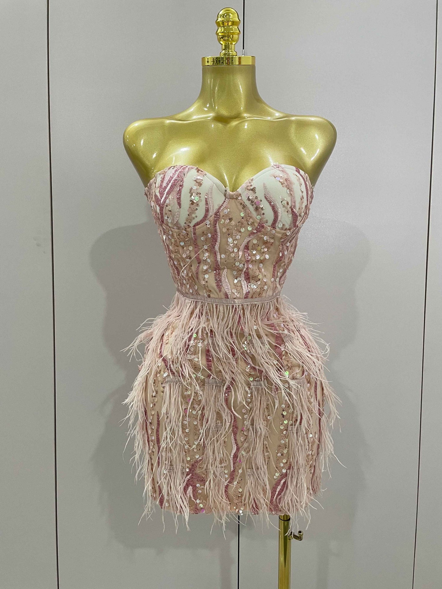 Rochie mini Amy, Roz