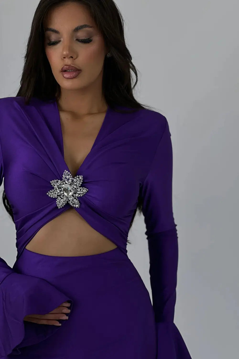 Rochie midi Nelly, Mov