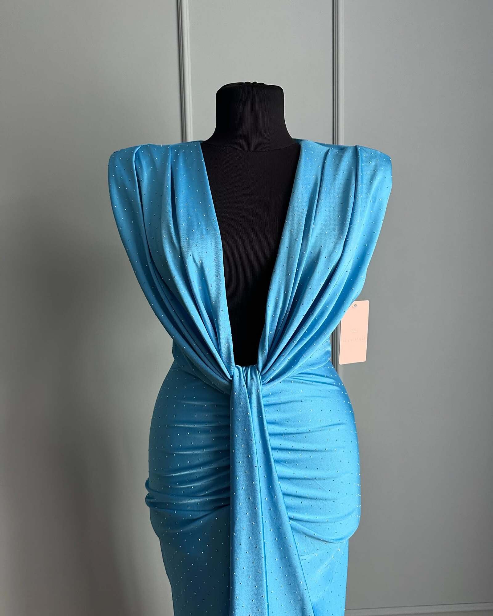 rochie midi eda turcoaz