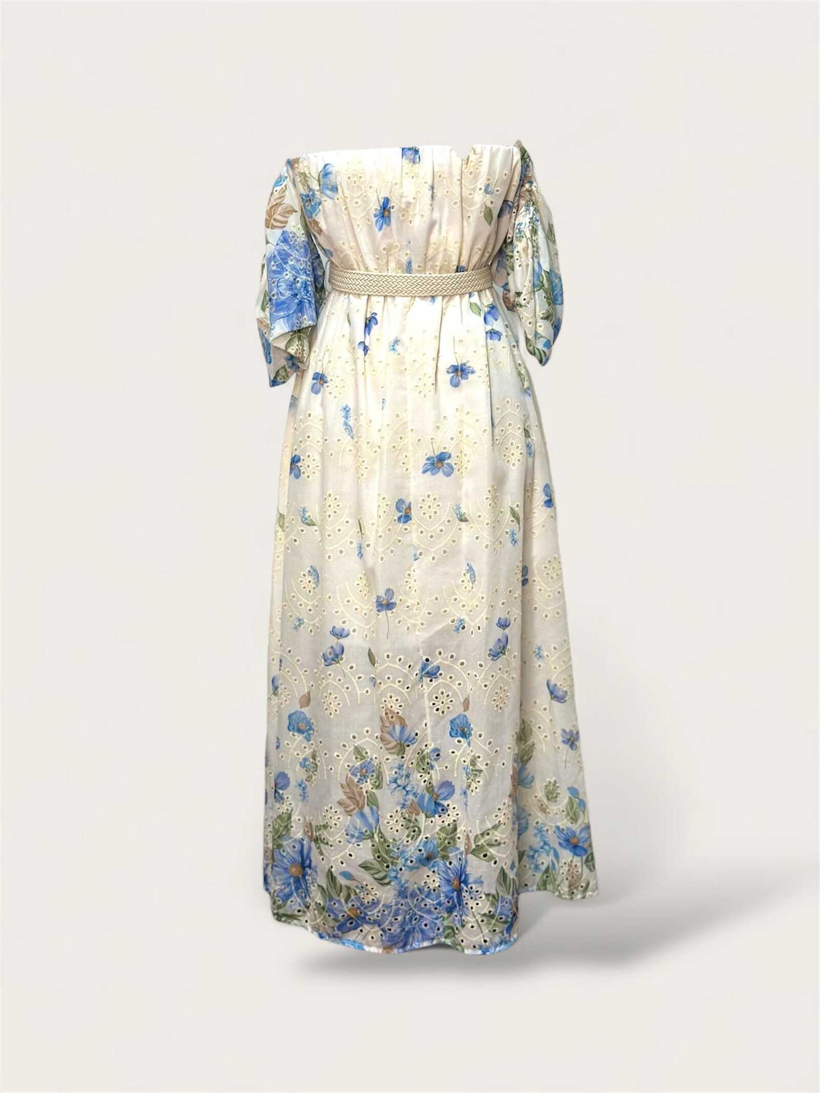 Rochie midi Lana, Crem