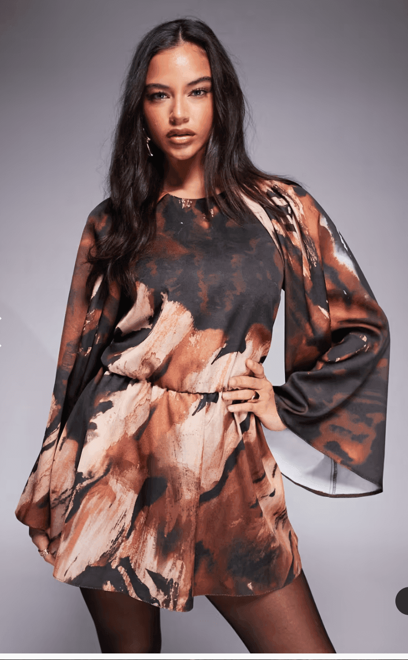Salopeta mini Theron, Animal Print