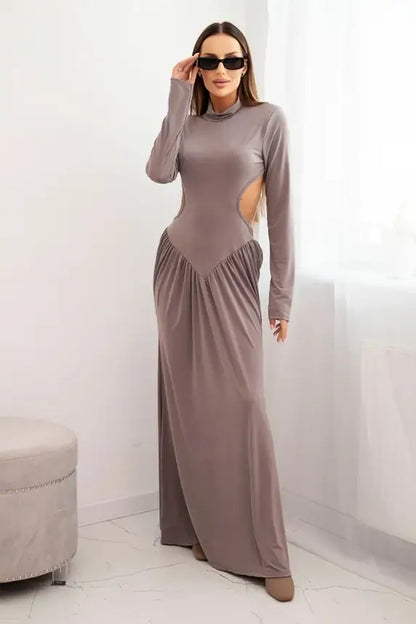 Rochie maxi Ovidia, Gri