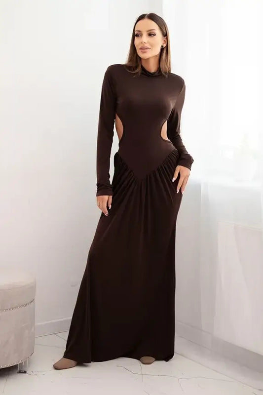 eng_pm_Womens-long-dress-with-viscose-turtleneck-and-open-back-brown-35579_1