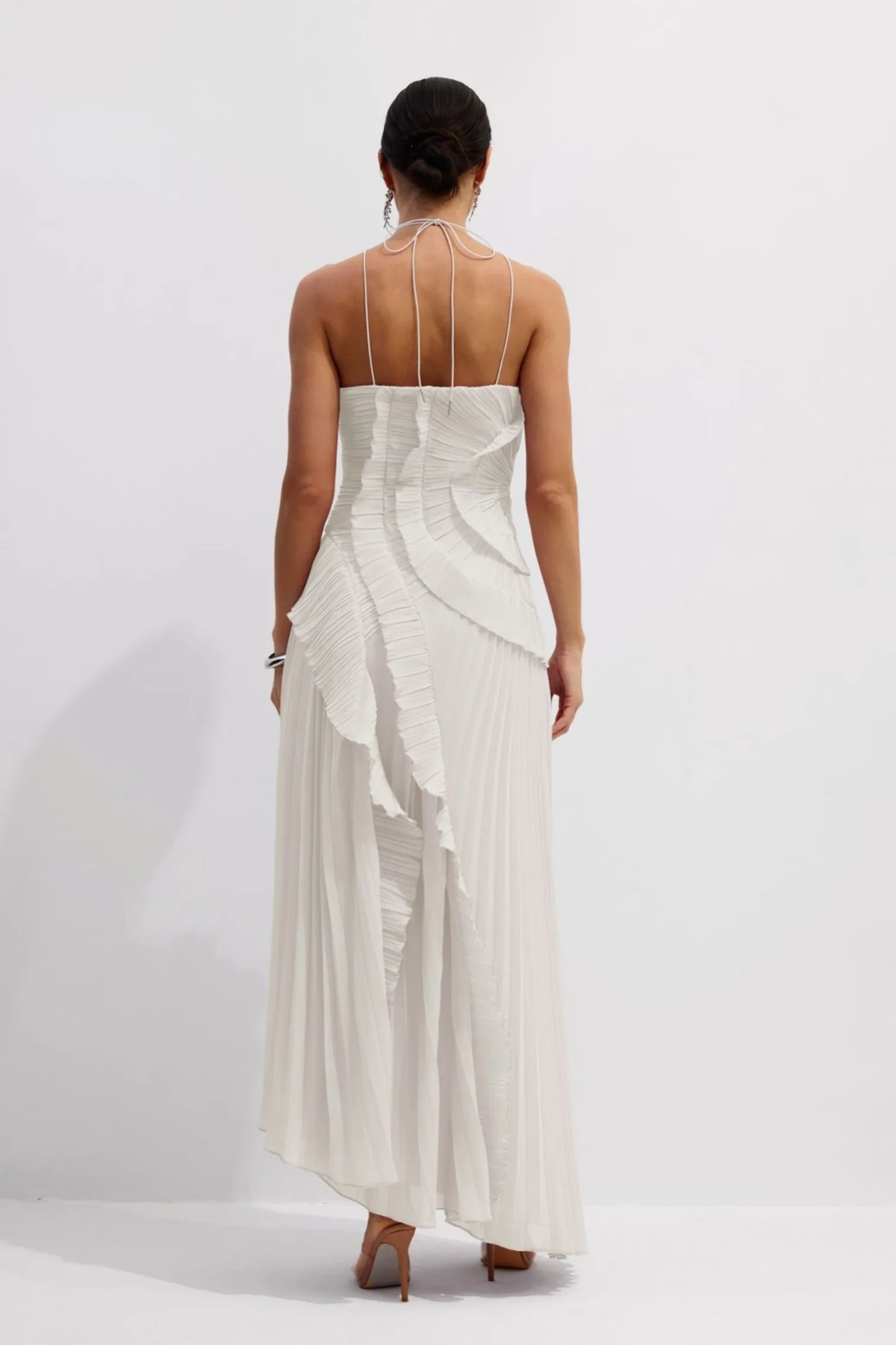 Rochie maxi Kylie, Alb