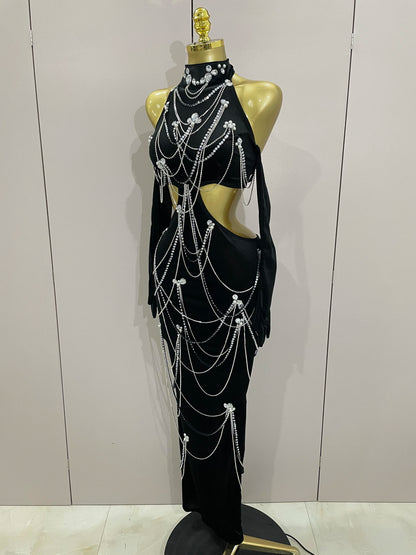 Rochie maxi Noir - imagine 2