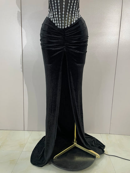 Rochie maxi Isadora, Negru