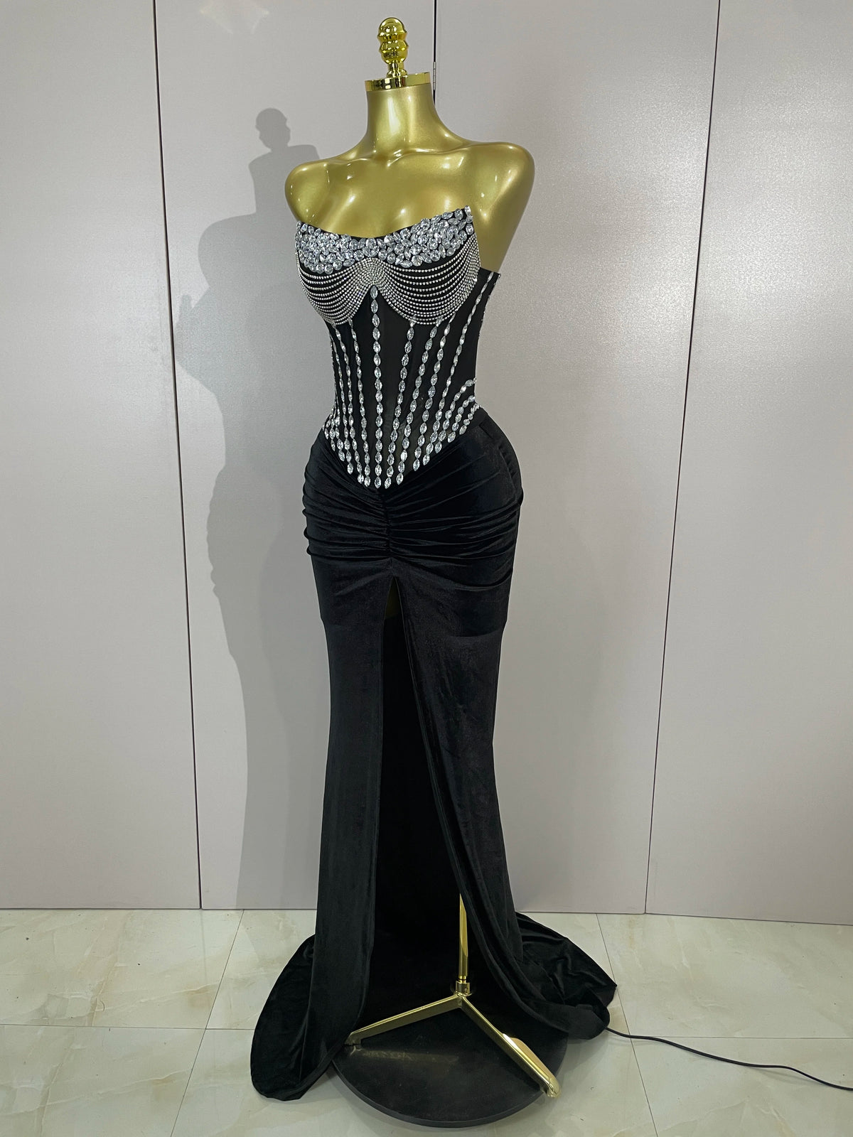 Rochie maxi Isadora, Negru