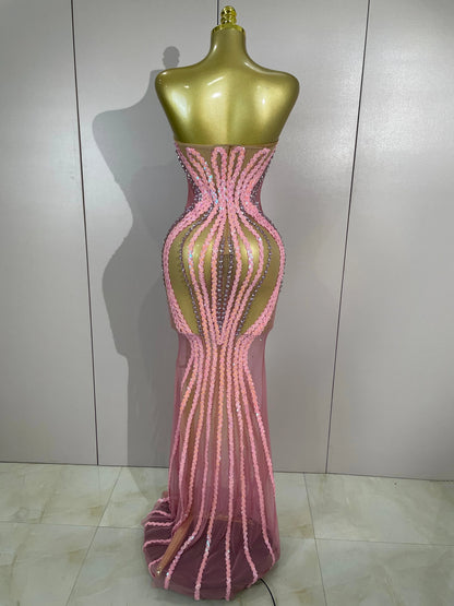 Rochie maxi Rose - imagine 3