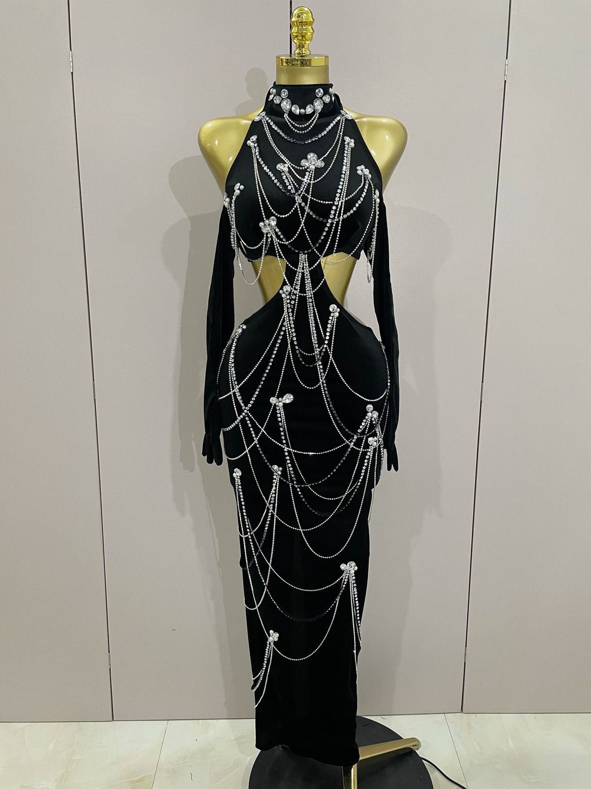 Rochie maxi Noir