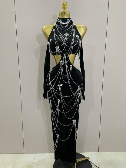 Rochie maxi Noir