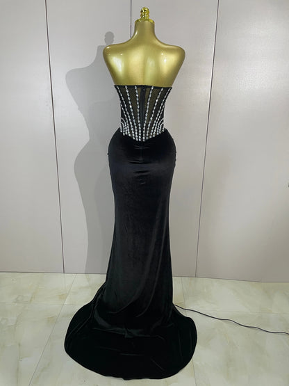 Rochie maxi Isadora, Negru