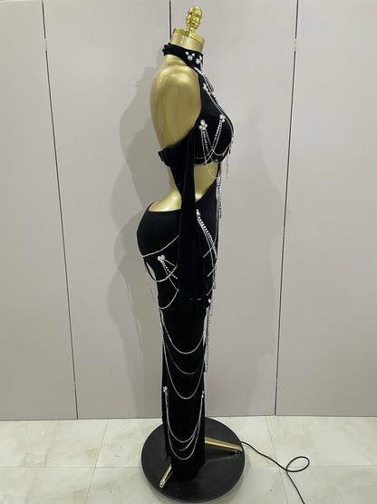 Rochie maxi Noir - imagine 4