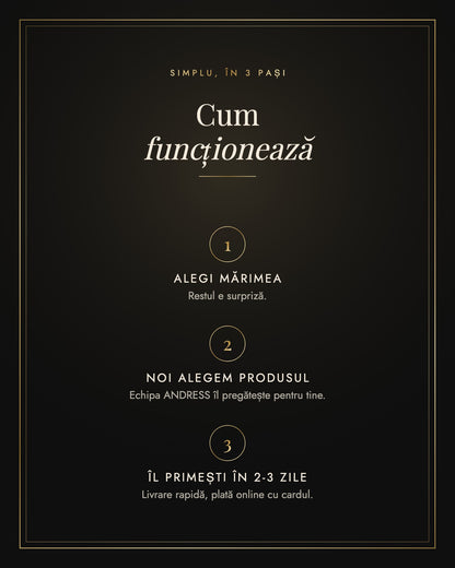 Cum funcționează Mystery Box ANDRESS