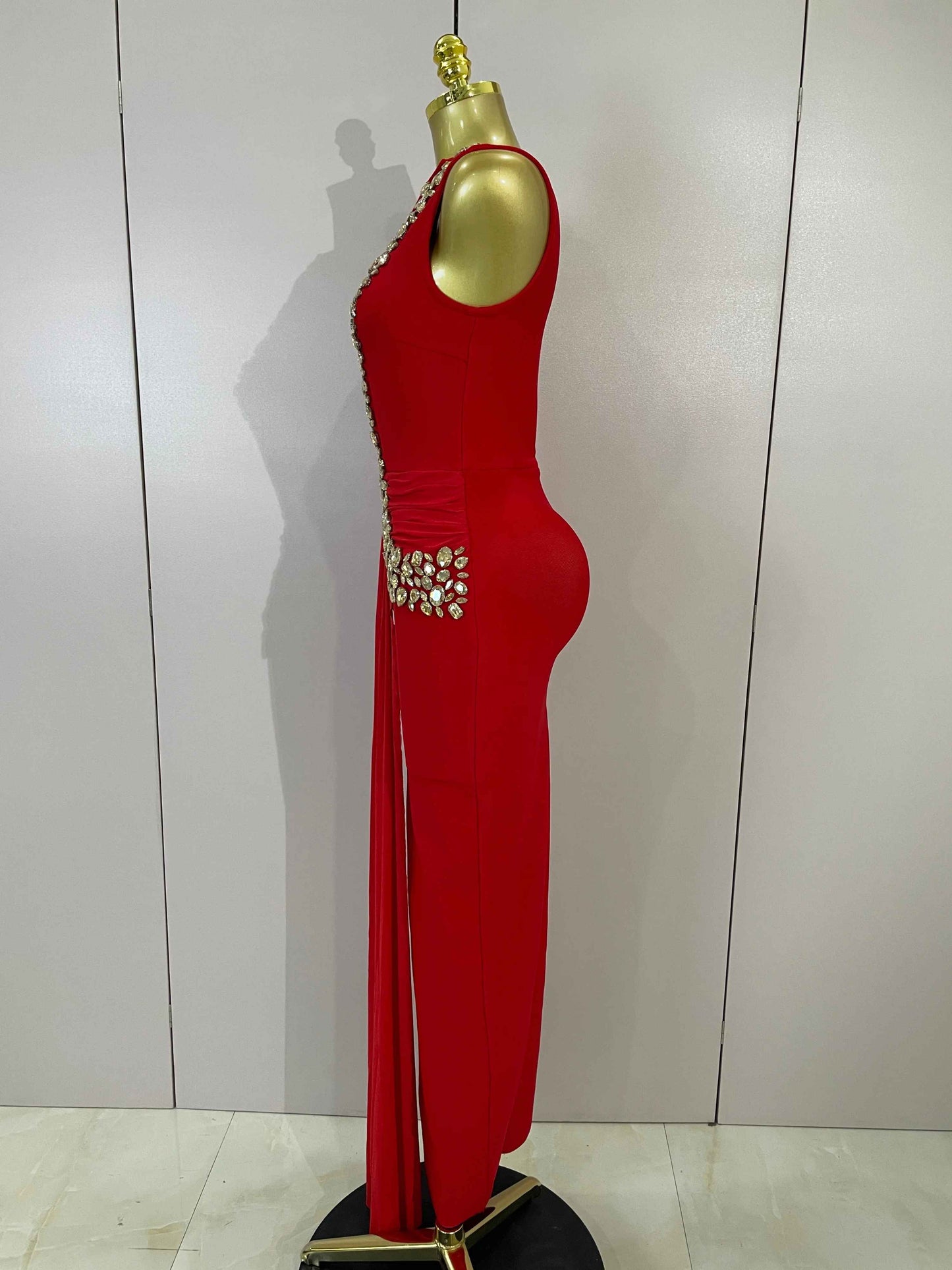 Rochie bandage maxi Valeria, Rosu