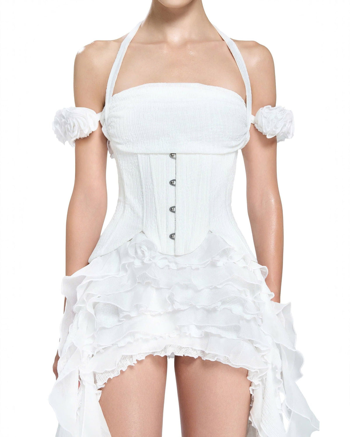 Rochie mini Lora, Alb - imagine 5