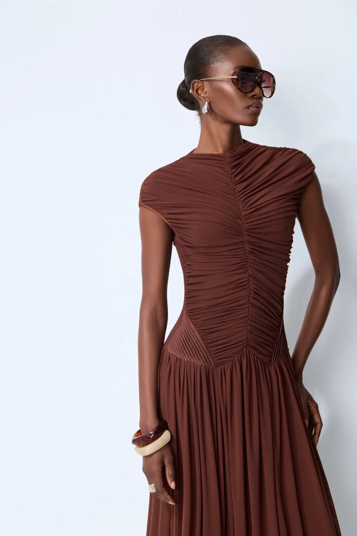 Rochie maxi Hateya, Maro