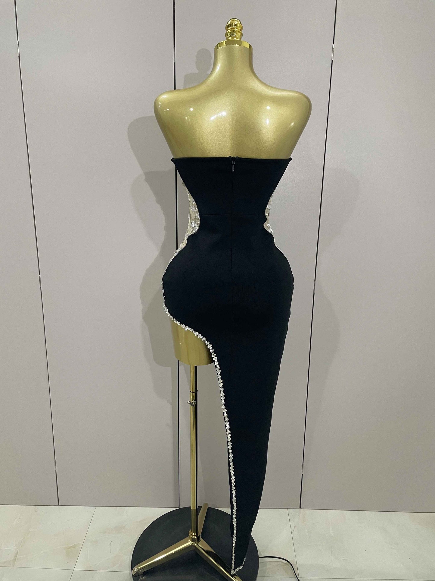 Rochie maxi Ariella, Negru
