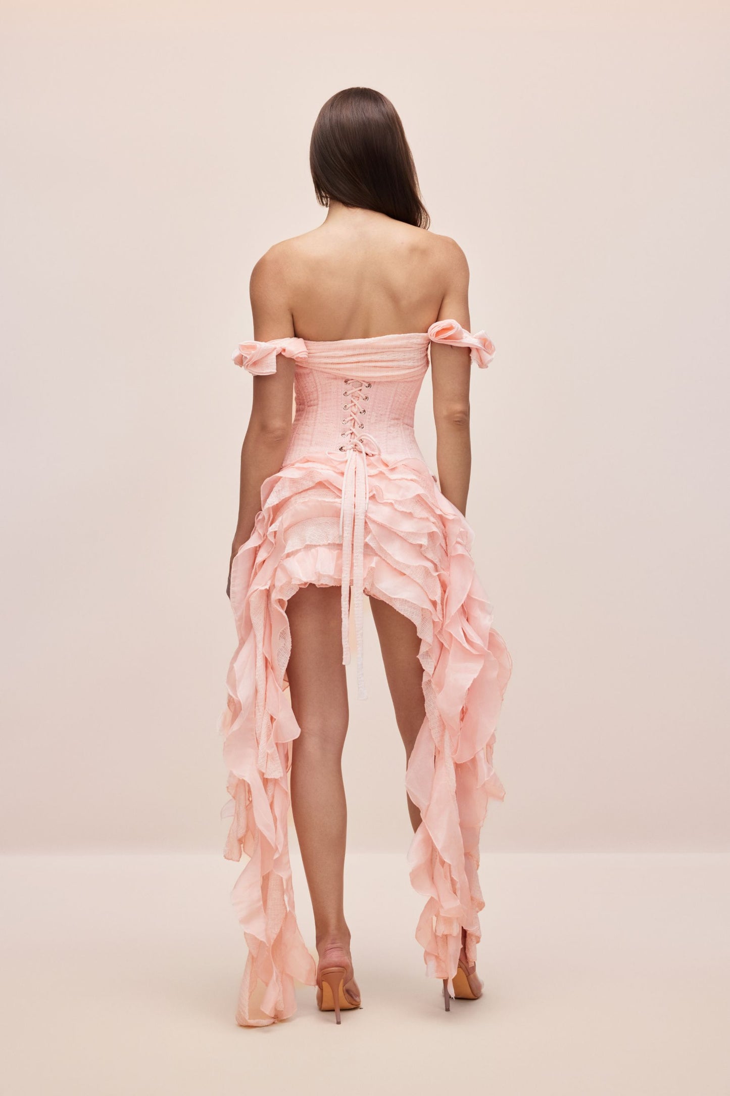 Rochie mini Lora, Roz