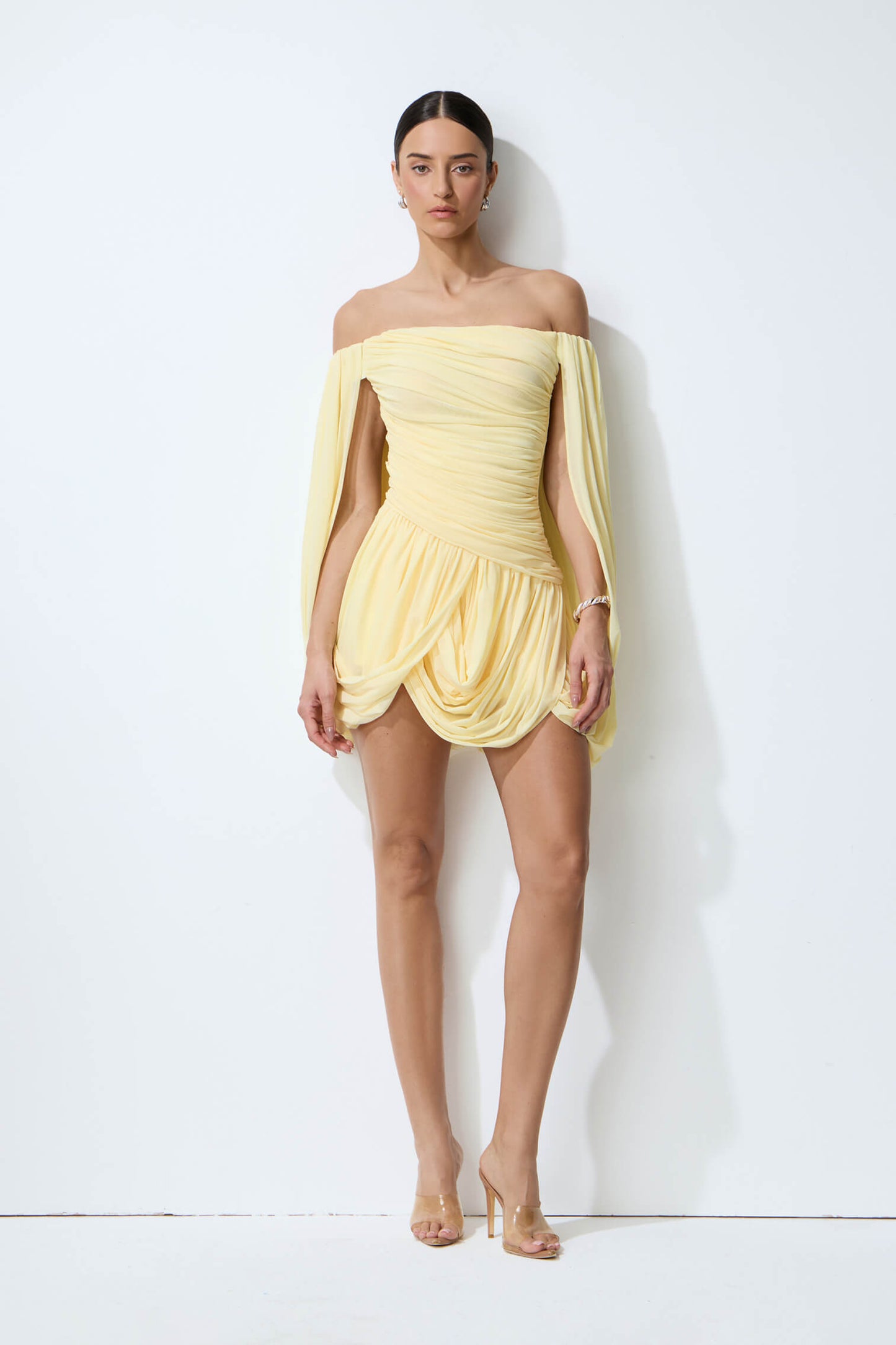 Rochie mini Skylar, Galben